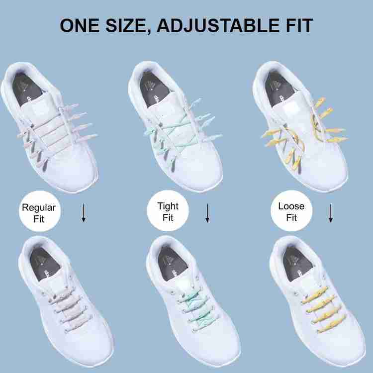 Dermeida Silicone No Tie Shoelaces for Men Women All Sneakers Fit Strap Shoe Lace X7 Shoe Lace Price in India Buy Dermeida Silicone No Tie Shoelaces for Men Women All Sneakers Fit