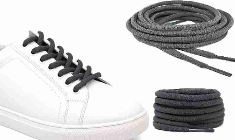 Dark grey clearance round shoelaces