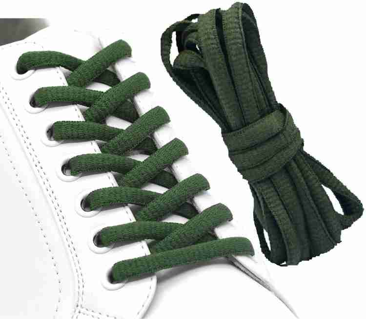 Oval store athletic shoelaces