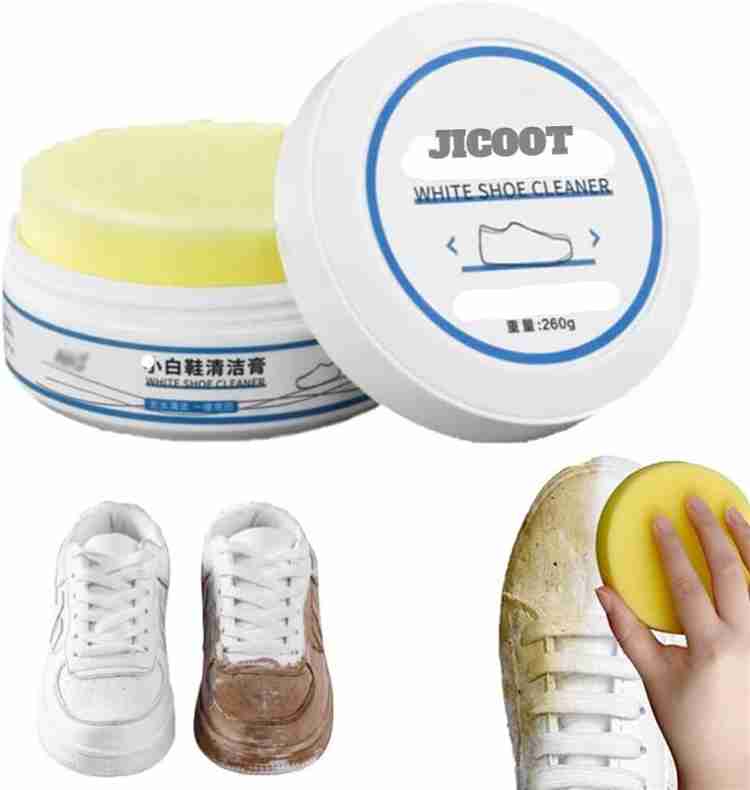 Dominic White Shoe Cleaning Cream Practical Shoe Cleaning Kit Shoe Cream with Canvas Leather Nubuck Patent Leather Sports Suede Synthetic Leather Velour Shoe Cleaner Price in India Buy Dominic White