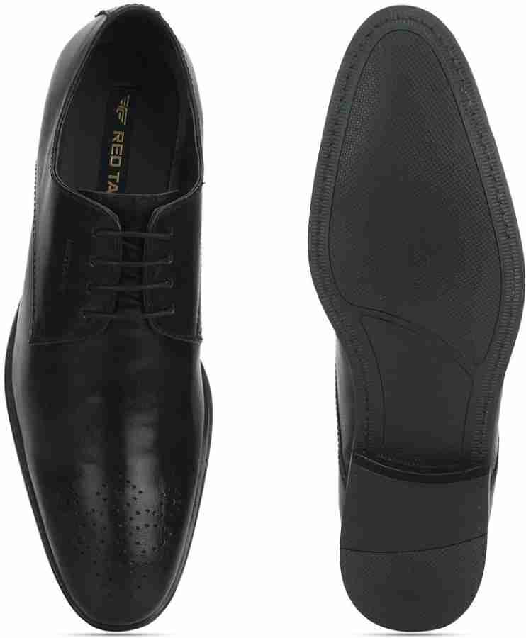 Red tape store black derby shoes