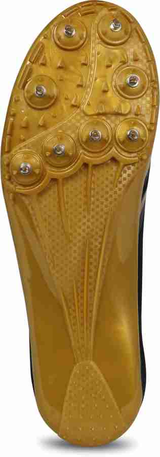 Track spikes gold bottom on sale