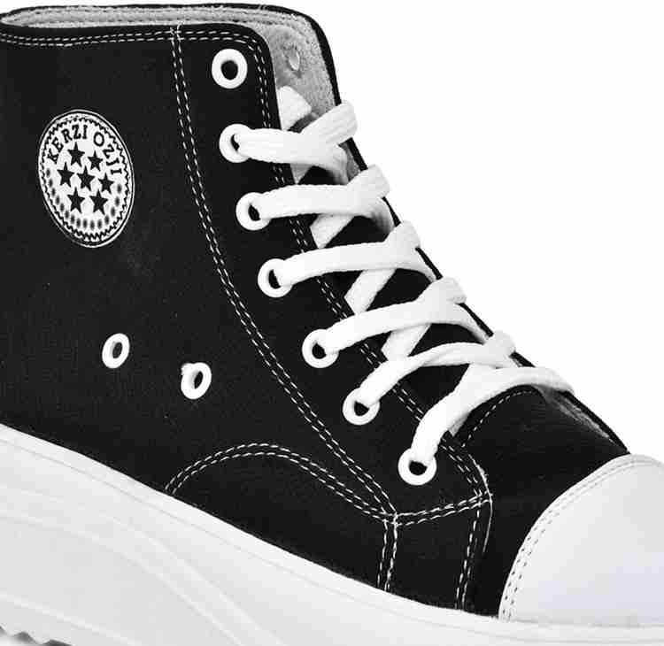 Girls black and white tennis shoes outlet