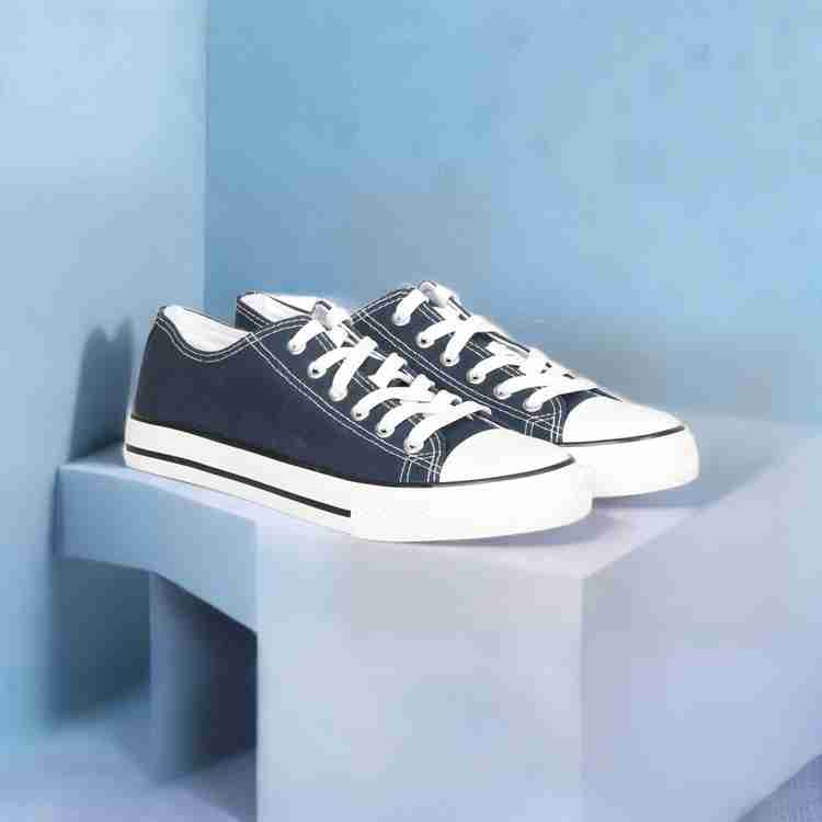 MOZAFIA Comfortable Canvas Lace up Casual Sneakers Shoes For Women s Canvas Shoes For Women