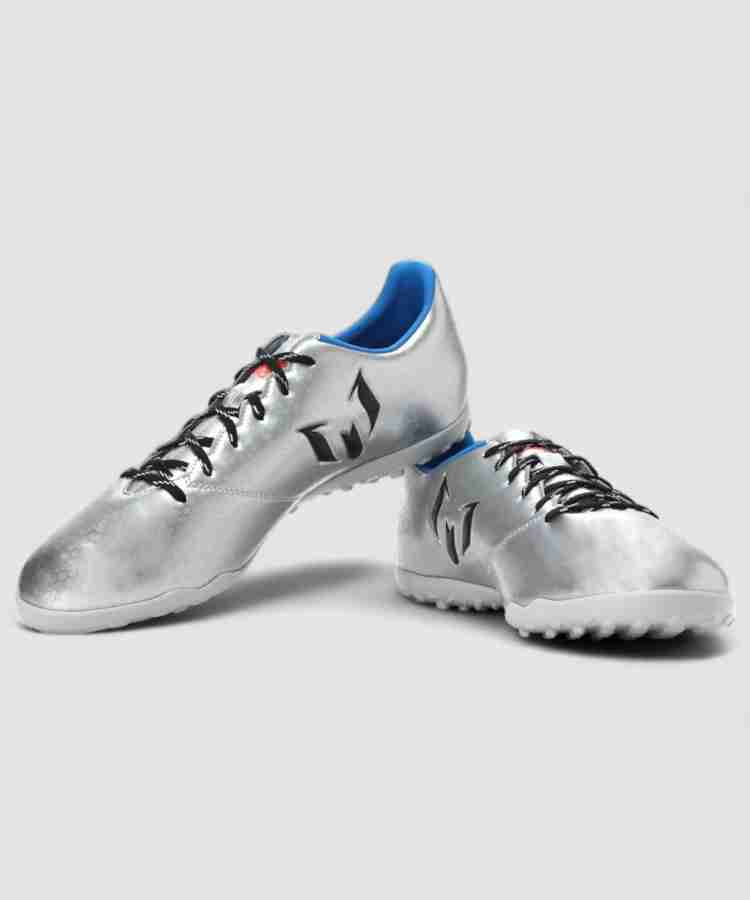 ADIDAS MESSI 16.4 TF Football Shoes For Men Buy SILVER MET. CORE BLACK SHOCK BLUE S16 Color ADIDAS MESSI 16.4 TF Football Shoes For Men Online at Best Price Shop Online for