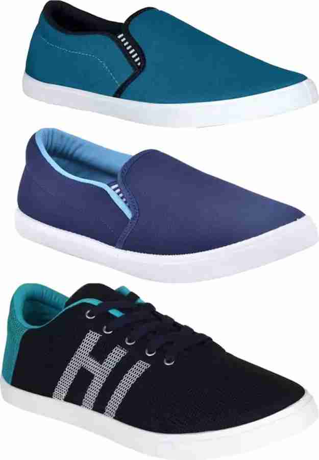 BRUTON Combo Fit Man Mcw 145 Firoji Blue Running Shoes For Men