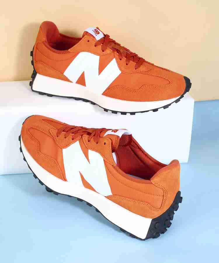 New balance cheap orange sneakers