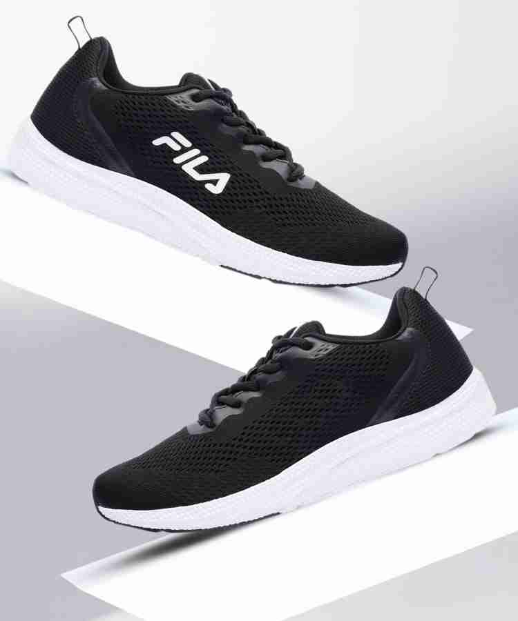 Black shoes shops fila