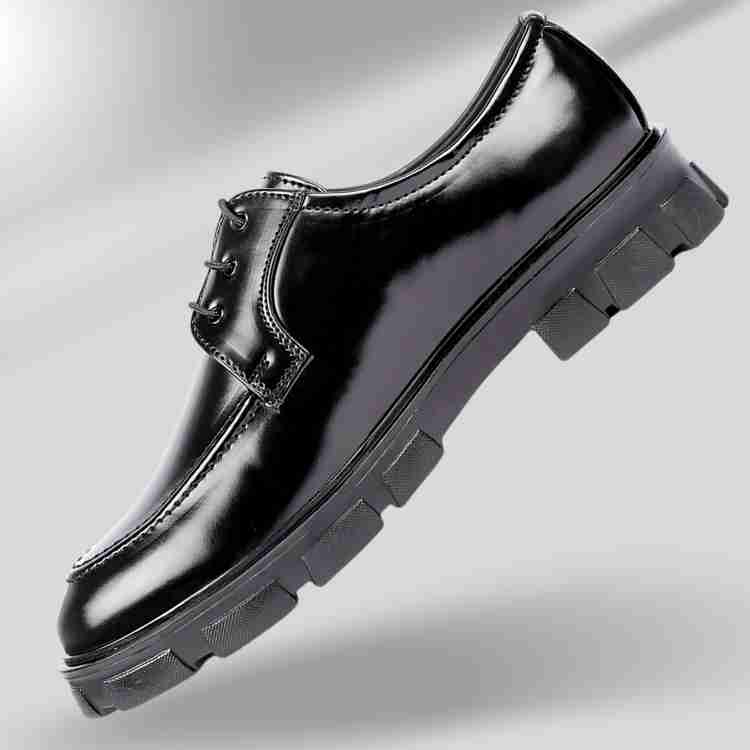 For Sure Chunky Lug Sole Derby Lace Up For Men Buy For Sure