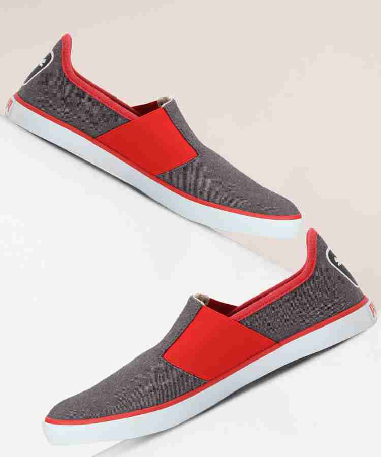 PUMA Lazy Slip On II DP Sneakers For Women Buy Periscope Glacier Gray High Risk Red Color PUMA Lazy Slip On II DP Sneakers For Women Online at Best Price Shop Online