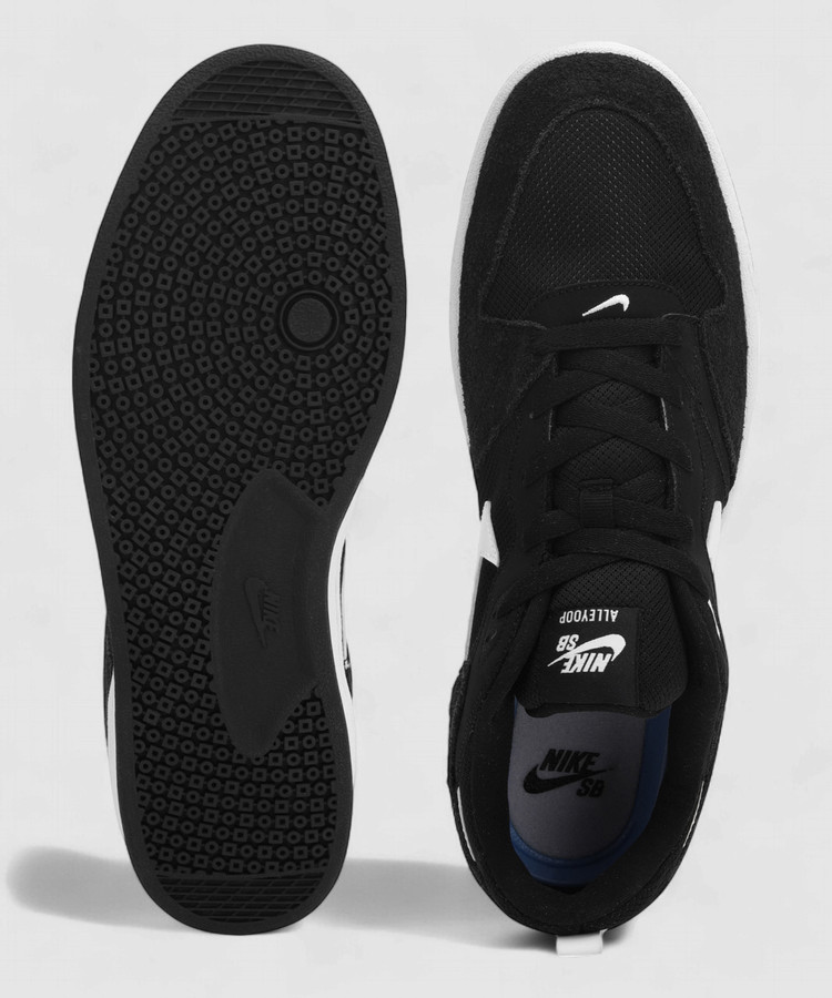 nike sb alleyoop black men's white stores