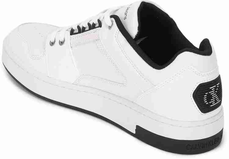 Calvin klein sneakers wit hot sale