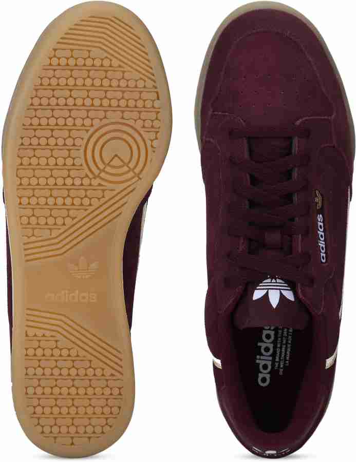 Adidas continental 80 burgundy best sale