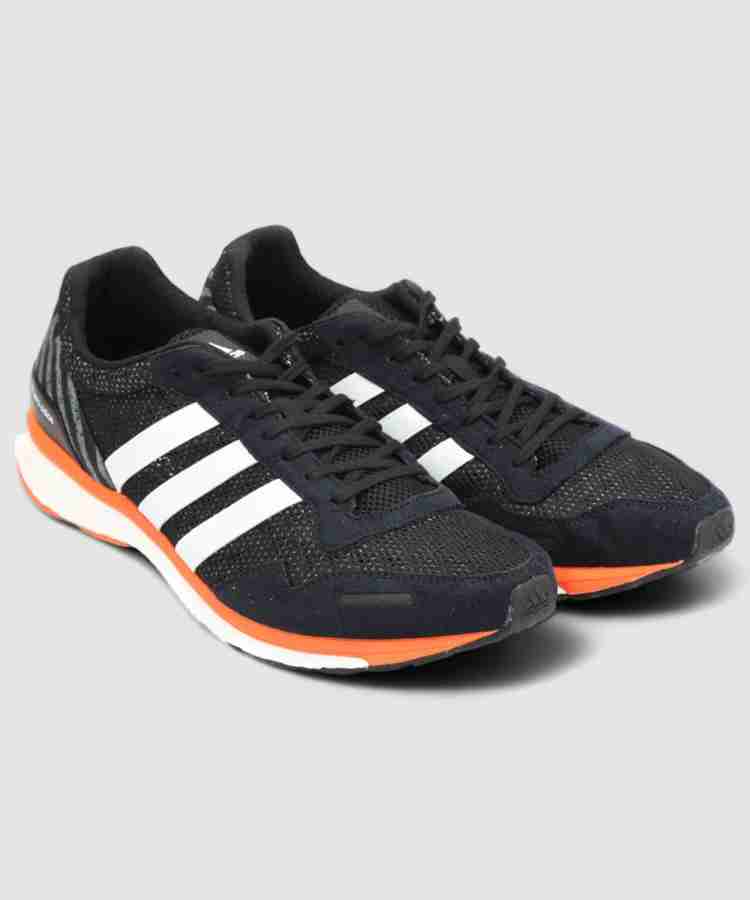 ADIDAS ADIZERO ADIOS M Running Shoes For Men Buy CBLACK FTWWHT ENEORA Color ADIDAS ADIZERO ADIOS M Running Shoes For Men Online at Best Price Shop Online for Footwears in India