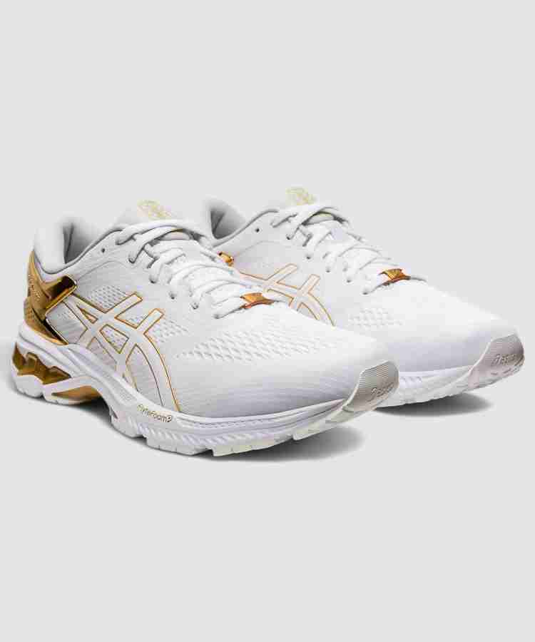 Asics gel-kayano 26 platinum mens white pure gold hotsell