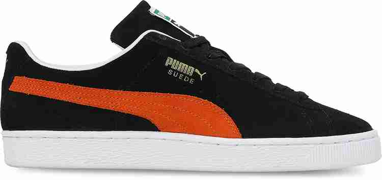 Orange puma suede store