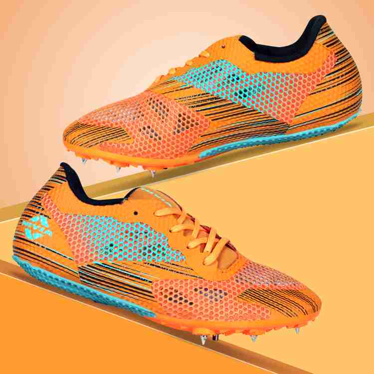 Orange hot sale track shoes