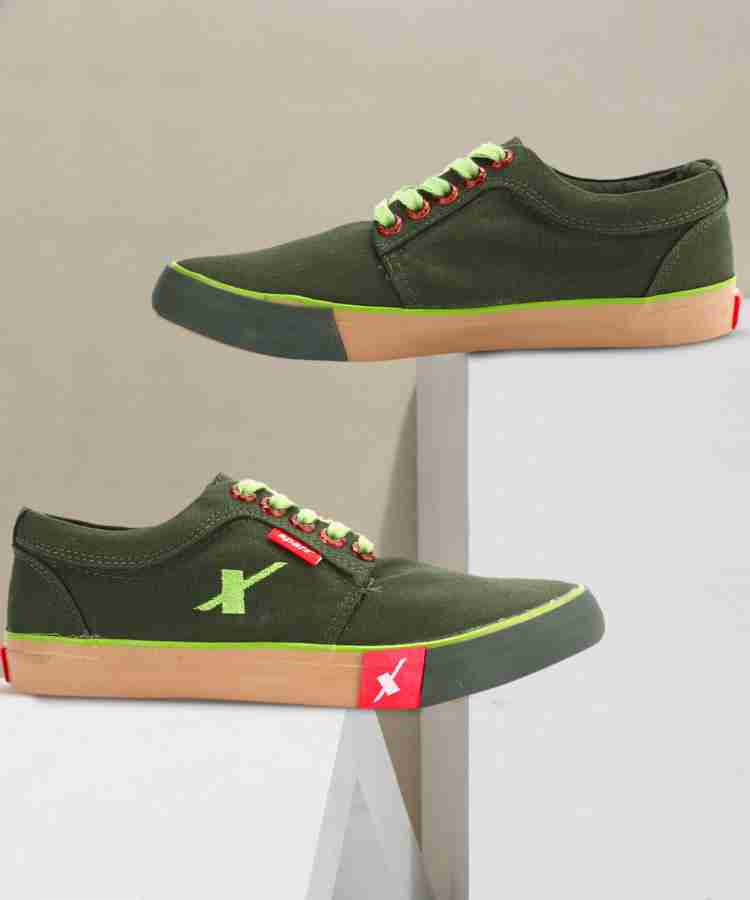 Sparx olive green store shoes