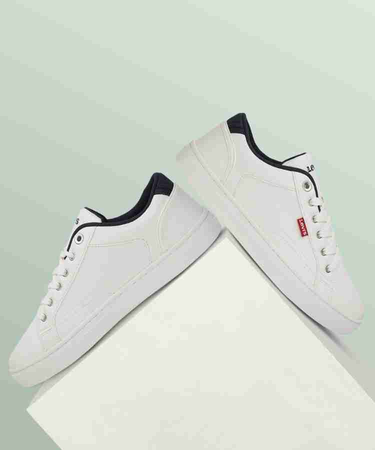 Levis white on sale shoes flipkart