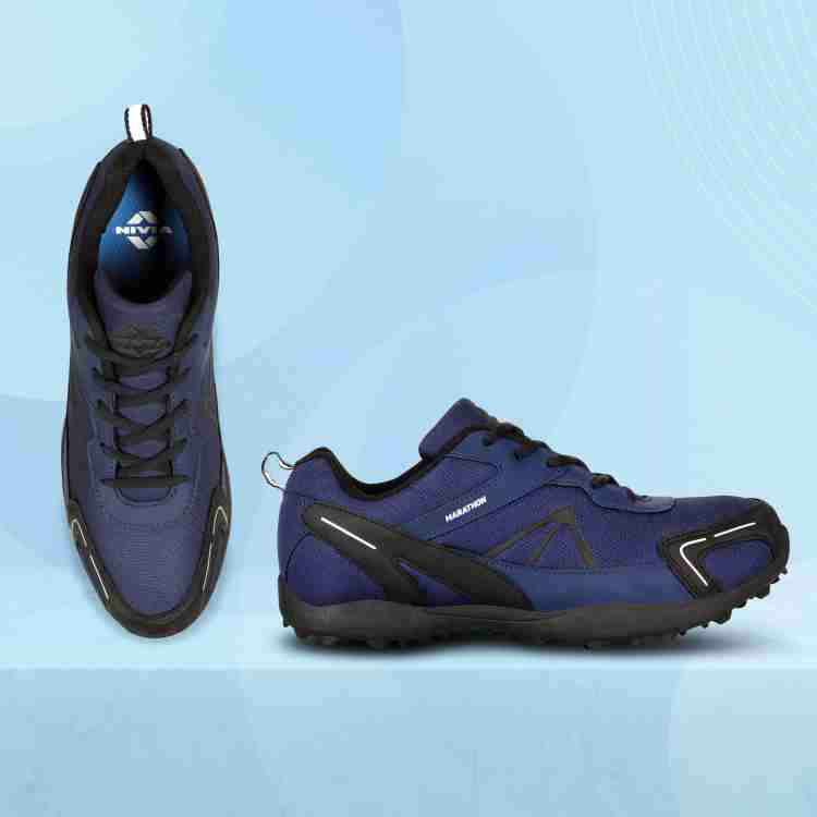 Nivia blue store marathon running shoes