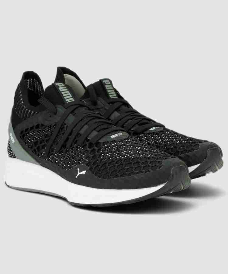 PUMA IGNITE NETFIT Running Shoes For Men Buy Puma Black QUIET SHADE Puma Wh Color PUMA IGNITE NETFIT Running Shoes For Men Online at Best Price Shop Online for Footwears in India