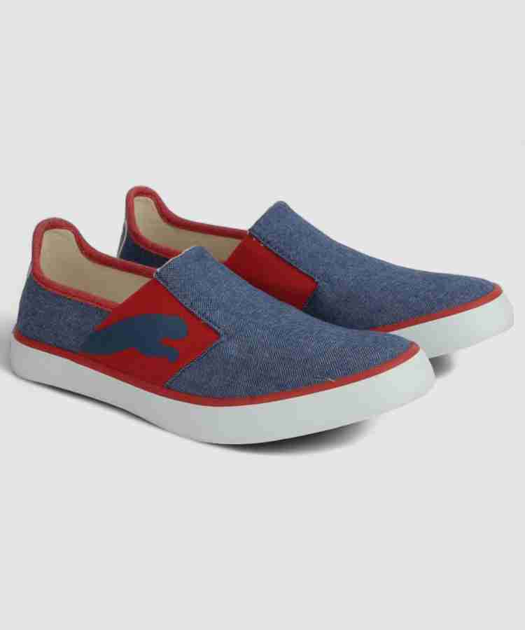 PUMA Lazy Slip On II DP Sneakers For Men Buy TRUE BLUE High Risk Red Color PUMA Lazy Slip On II DP Sneakers For Men Online at Best Price Shop Online