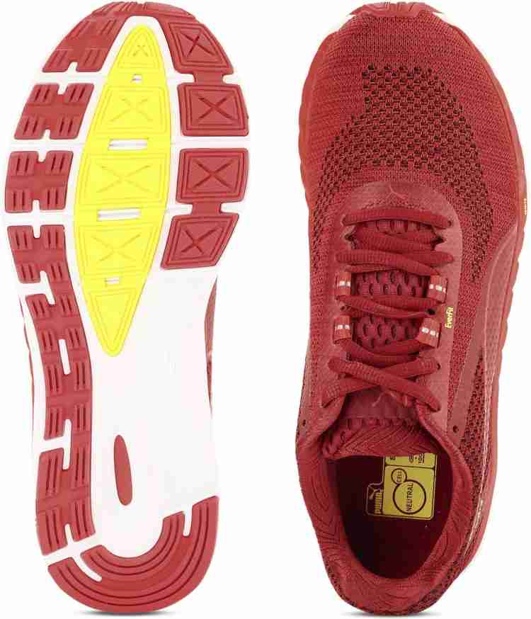 PUMA Speed 500 IGNITE 3 Running Shoes For Men Buy Flame Scarlet Fizzy Yellow Color PUMA Speed 500 IGNITE 3 Running Shoes For Men Online at Best Price Shop Online for