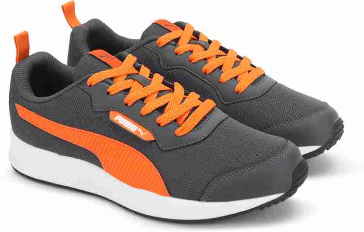 Orange and grey puma shoes shop