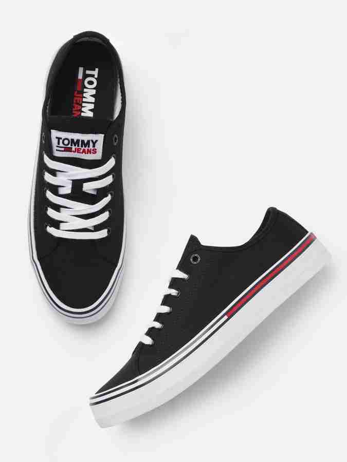 All black tommy hilfiger shoes cheap