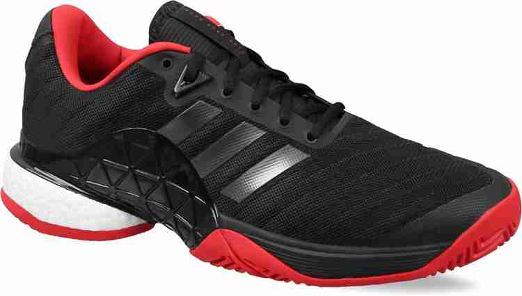 Adidas barricade 2018 boost black/scarlet men's shoes new arrivals