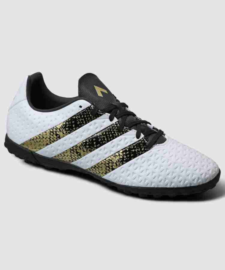 ADIDAS ACE 16.4 TF Football turf Shoes For Men Buy FTWWHT CBLACK GOLDMT Color ADIDAS ACE 16.4 TF Football turf Shoes For Men Online at Best Price Shop Online for Footwears in