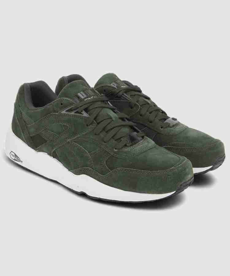 PUMA R698 Allover Suede Men Mid Ankle Sneaker For Men Buy Forest Night White Color PUMA R698 Allover Suede Men Mid Ankle Sneaker For Men Online at Best Price Shop