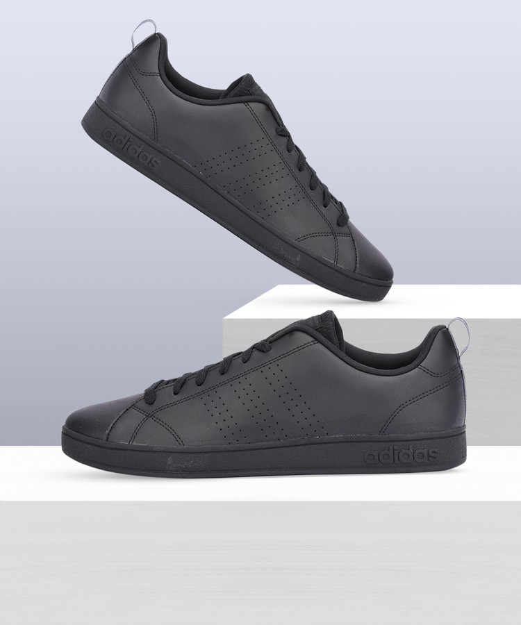 adidas neo advantage clean black