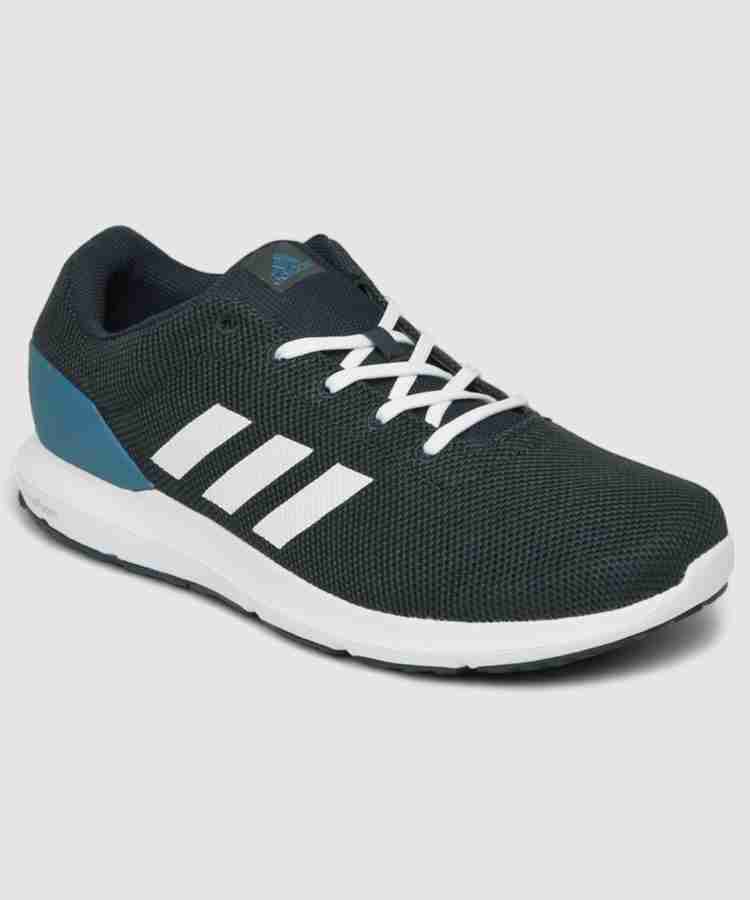 Adidas men navy blue running shoes online