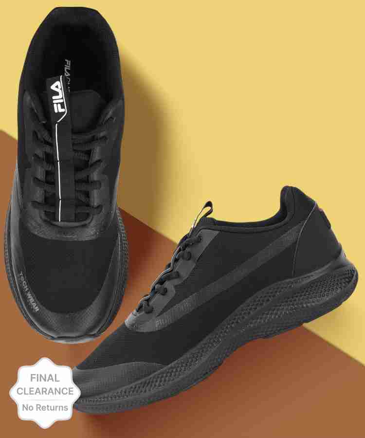 Fila men black lifestyle shoes clearance