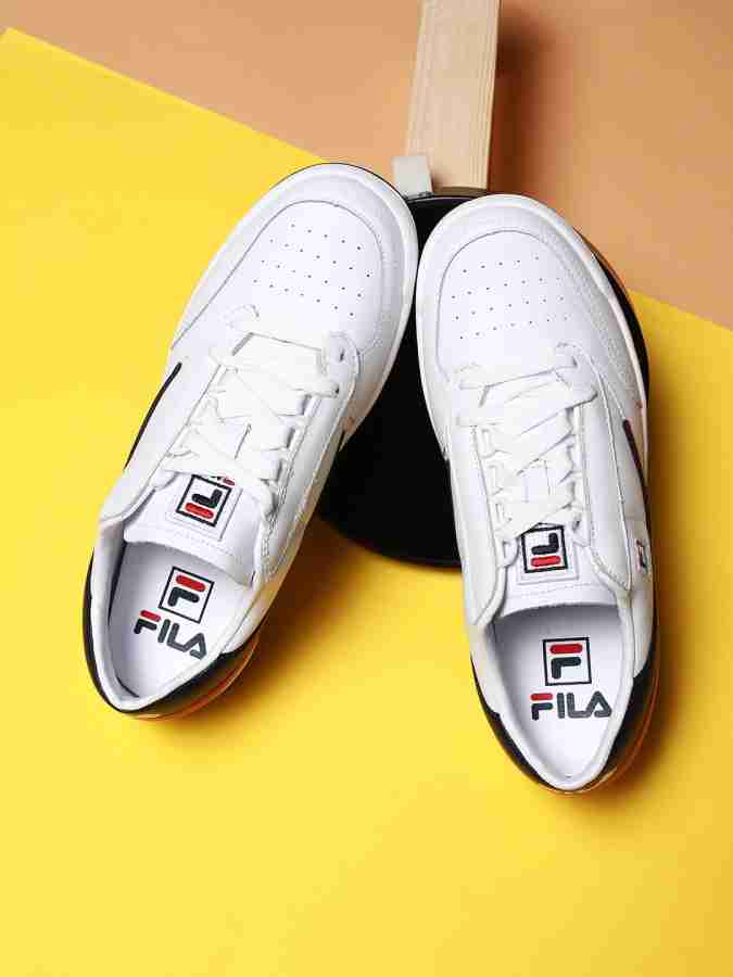 Fila classic white sneakers best sale