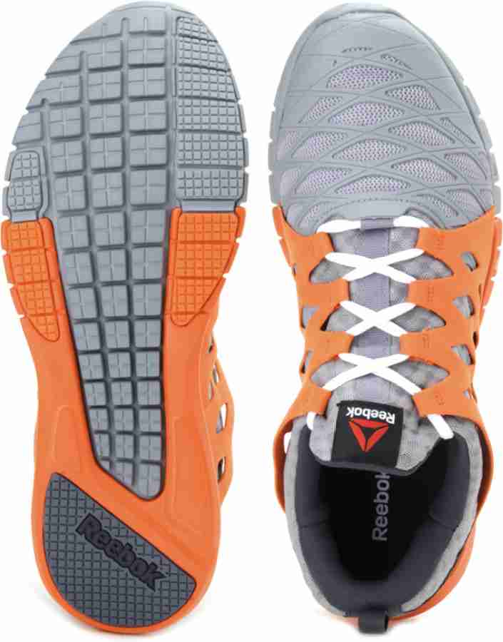 REEBOK Zrx Tr Training Gym Shoes For Men Buy Grey Orange Color REEBOK Zrx Tr Training Gym Shoes For Men Online at Best Price Shop Online for Footwears