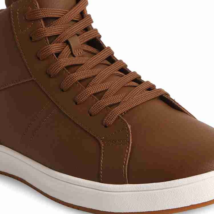 Mens tan hotsell high tops