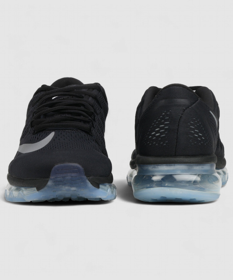 nike men's air max 2015 running shoes in black size 7.0