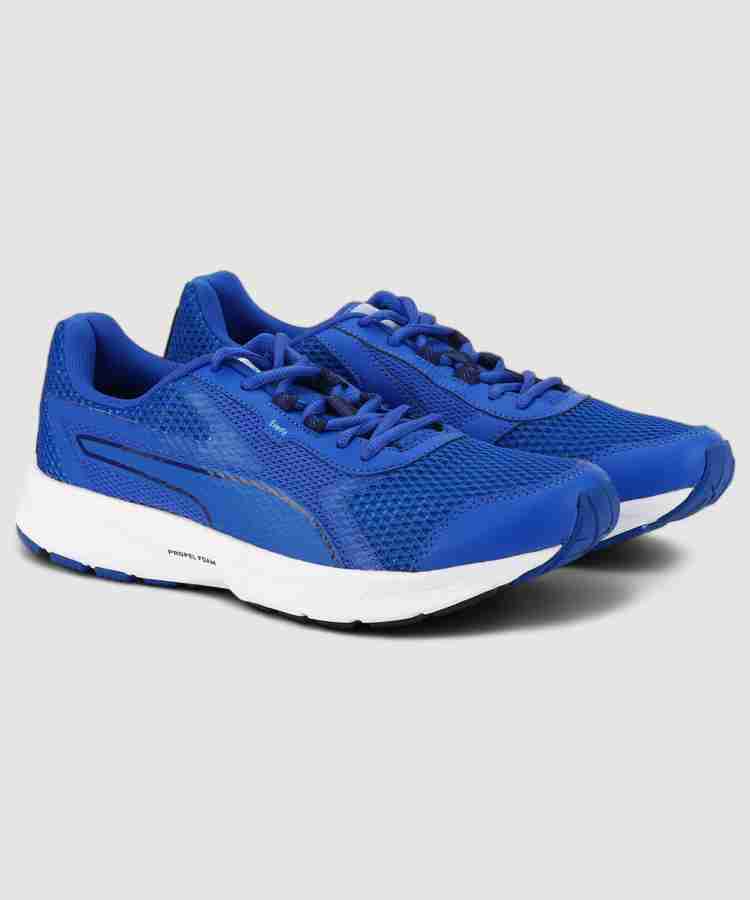 PUMA Essential Runner Running Shoes For Men Buy Lapis BlueBlue DepthsNrgy Turquoise Color PUMA Essential Runner Running Shoes For Men Online at Best Price Shop Online for Footwears in India