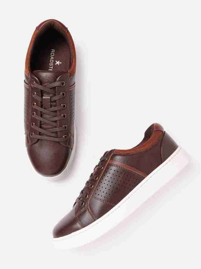 Coffee brown casual store shoes