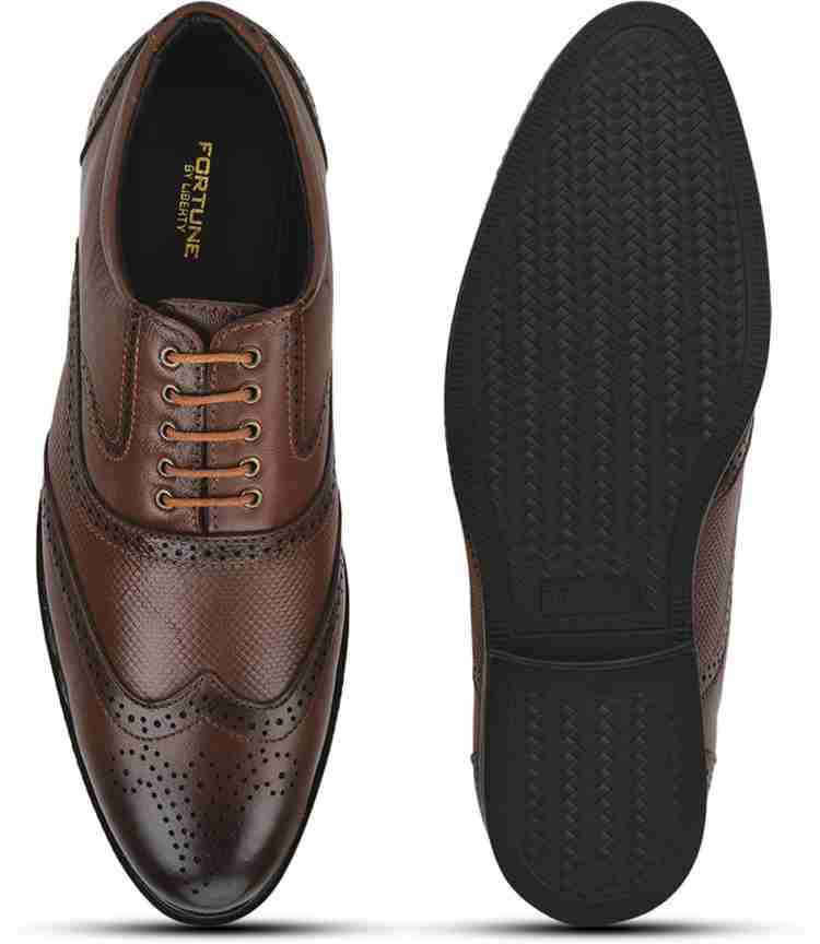 LIBERTY Fortune HOL 125E Formal Shoes With PU Sole Lightweight Comfortable Lacing Brogues For Men Buy LIBERTY Fortune HOL 125E Formal Shoes With PU Sole Lightweight Comfortable Lacing Brogues