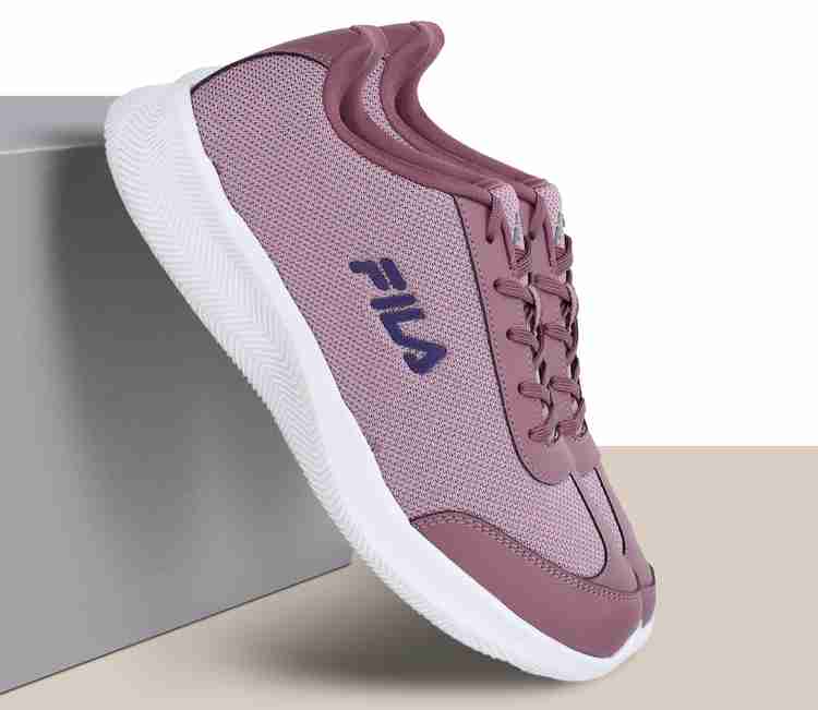 Fila running shoes womens online purple
