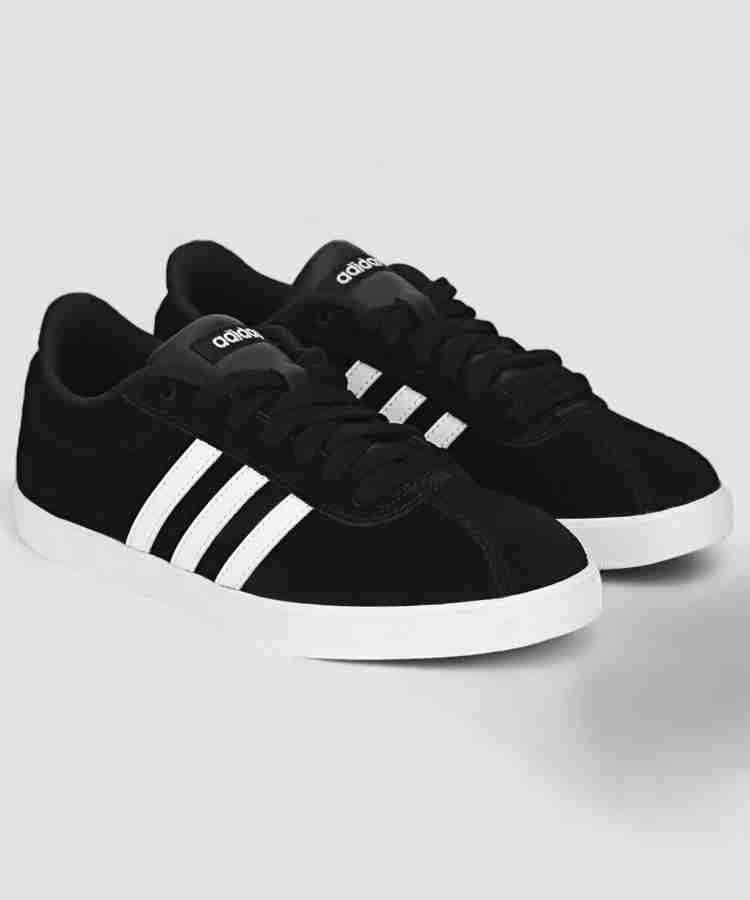 Adidas courtset shoes black best sale