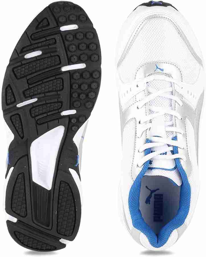 Puma argus white and green running shoes outlet