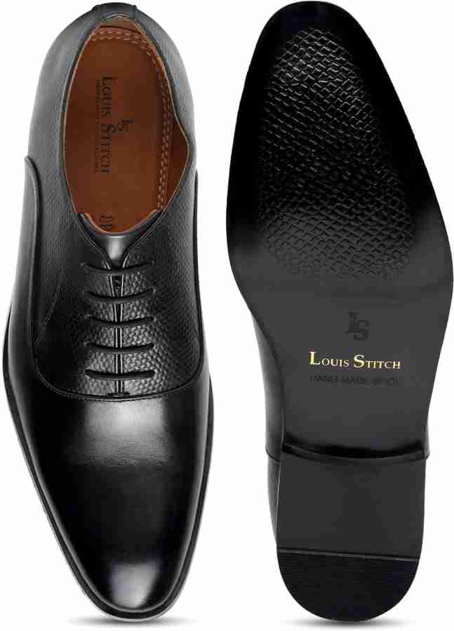 Louis Stitch Mens Italian Leather Formal Lace Up - Buy Louis