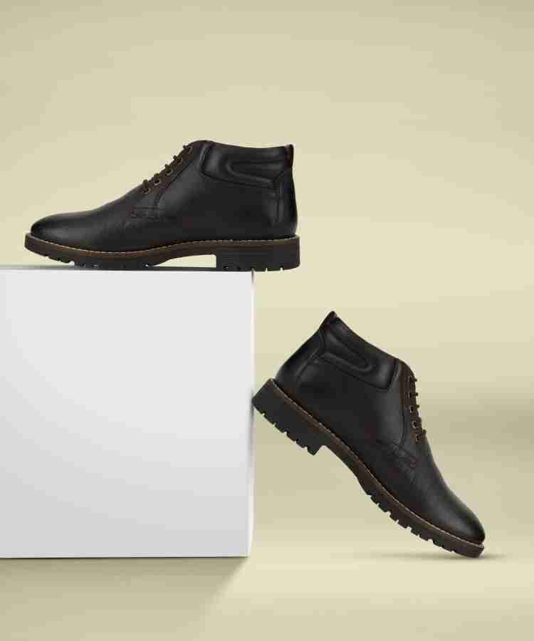 Buy leather boots online hot sale india