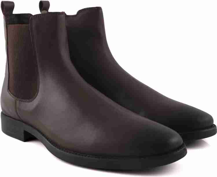 Mens black chelsea boots cheap with zip