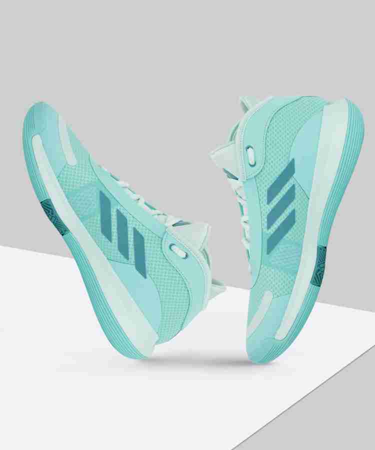 Adidas neon sales green basketball shoes