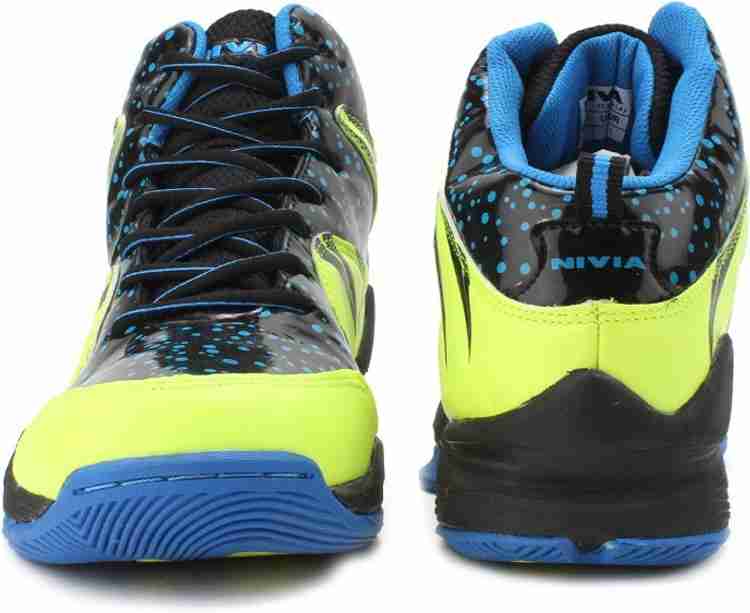 NIVIA Heat Basketball Shoes For Men Buy Black Aster Blue Color NIVIA Heat Basketball Shoes For Men Online at Best Price Shop Online for Footwears in India Flipkart